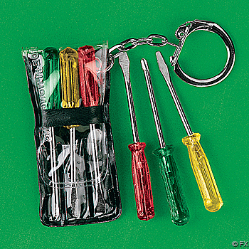 MINI SCREWDRIVER SET KEY CHAIN