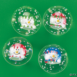 Snowman Bouncing Balls